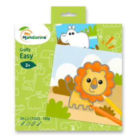 Omalovánky Avenue Mandarine Graffy Easy Divoká zvířátka