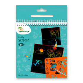 Vyškrabávací obrázky Avenue Mandarine Graffy Scratch Piráti