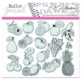 Razítka Stampo Bullet Journal - Ovoce