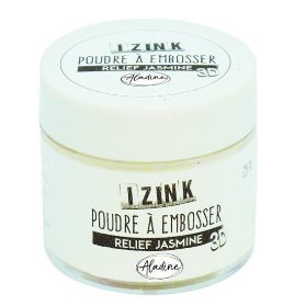 Embosovací prášek IZINK - bílý, 25 ml