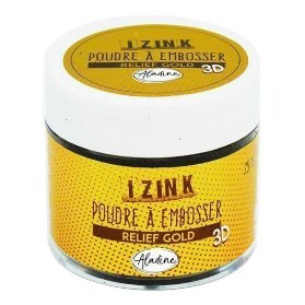 Embosovací prášek IZINK - zlatý, 25 ml