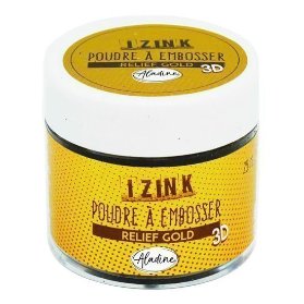 Embosovací prášek IZINK - zlatý, 25 ml