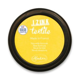 Razítkovací polštářek na textil IZINK textile - žlutý