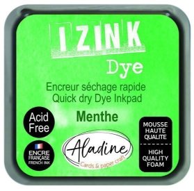 Razítkovací polštářek IZINK DYE rychleschnoucí - zelený