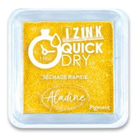 Razítkovací polštářek IZINK Quick Dry rychleschnoucí - žlutý