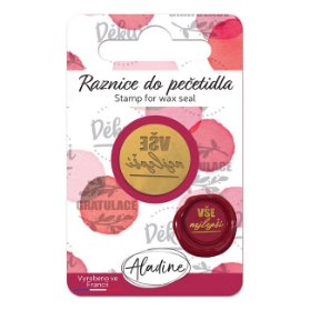 Pečeť (pečetní raznice) Aladine - Vše nejlepší (text)
