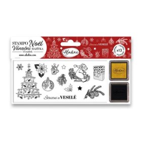 Razítka Aladine Stampo Noël, 13 ks - Severské Vánoce