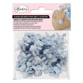 Sušené květiny do pečetí Aladine - bleu, modré