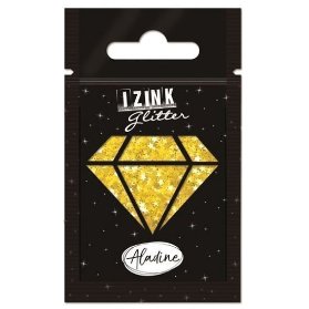 Designové třpytky IZINK Glitter - zlatá hvězdy