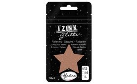 Třpytky IZINK Glitter velikost S - měděná, 60 ml