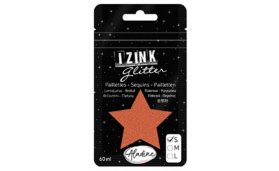 Třpytky IZINK Glitter velikost S - bronzová, 60 ml