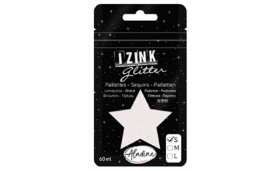 Třpytky IZINK Glitter velikost S - perleťová, 60 ml