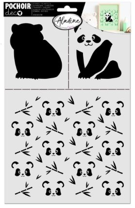 Šablona Aladine 20x30 cm - Panda