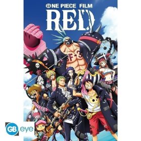 Plakát 61x91,5cm One Piece: Red - Full Crew