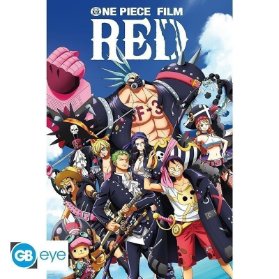 Plakát 61x91,5cm One Piece: Red - Full Crew