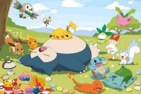 Pokémon Plakát Maxi Picnic Day 91,5 x 61 cm
