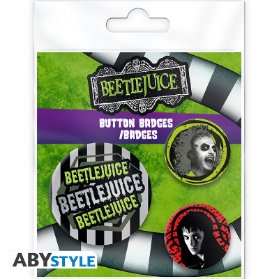 Beeltejuice Set odznáčků