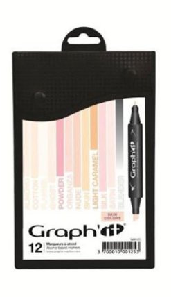 Graph´it Set alkoholových popisovačů, 12ks – Skin