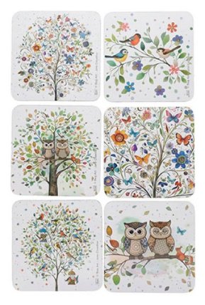 Podtácky 6 KS SOV59G01 BUG ART PORTFOLIO KIUB