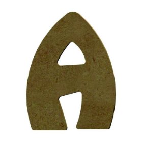 Dřevěné písmeno k dekoraci Aladine/Gomille - výška 15 cm - A