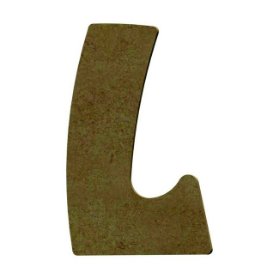 Dřevěné písmeno k dekoraci Aladine/Gomille - výška 15 cm - L