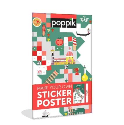 Poppik Samolepkový plakát - Itálie