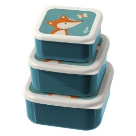 Liška Set 3x box na svačinu (12x12x6) Sigikid