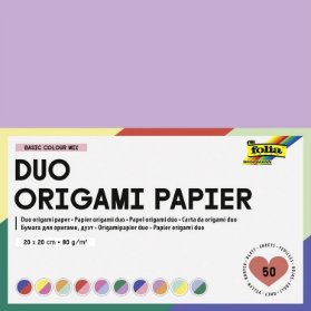 Duo Origami papiry 20x20 cm, 80 g, 50 ks