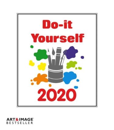 ART&IMAGE kalendář Do-It-Yourself white 2020 (21 x 24 cm)