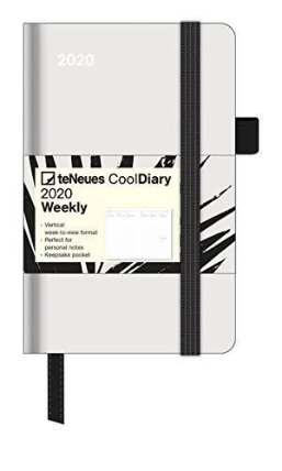 teNeues diář Cool Diary Stone Grey/Palm Leaf 2020 (9 x 14 cm)