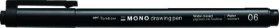 Tombow Fineliner MONO drawing pen - hrot 06 černá