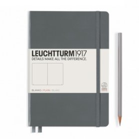 Zápisník Anthracite, Medium, 251 p., čistý