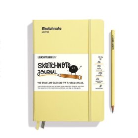 Vanilla, Sketchnote Journal, Medium (A5), 120g/m? paper, English