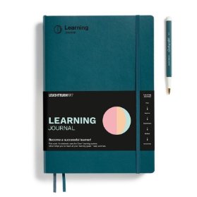 Pacific Green, Learning Journal, Medium (A5), 100 g/m? paper, Flexcover, English