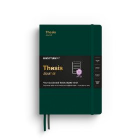 Thesis Journal Medium (A5), Hardcover, Forest Green, English