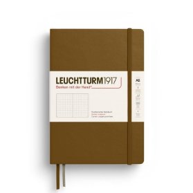Spice Brown, Medium (A5), 251 p.,dotted