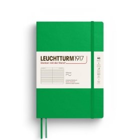 Spring Leaf, Softcover, Medium (A5), 123 p.,ruled