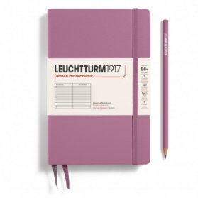 Notebook Dusty Rose, Paperback (B6+), 219 p., ruled
