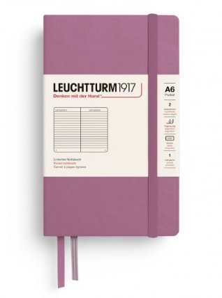 Notebook Dusty Rose, Pocket (A6), 187 p., ruled