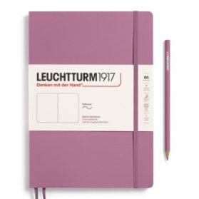 Notebook Composition (B5), Softcover, 123 numbered pages, Dusty Rose, plain
