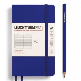 Notebook Pocket (A6), Softcover, 123 numbered pages, Ink, ruled