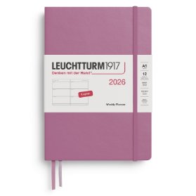 Dusty Rose, Weekly Planner Medium (A5) 2026, English