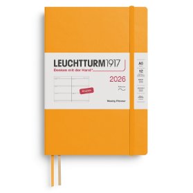 Rising Sun, Weekly Planner Medium (A5) 2026, Softcover, English