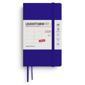 Ink, Weekly Planner Pocket (A6) 2026, Softcover, English