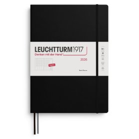 Black, Week Planner Master (A4+) 2026, English