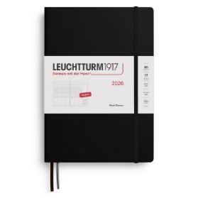Black, Week Planner Composition (B5) 2026, English