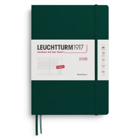 Forest Green, Week Planner Composition (B5) 2026, English