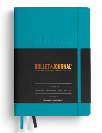 Turqouise25, Bullet Journal - Edition 2, Medium (A5), 120 g/m? paper, 206 S., dotted