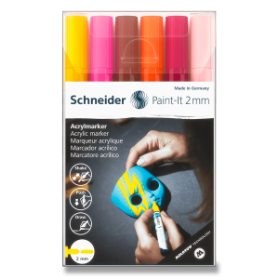 Akrylový popisovač Schneider Paint-It 310 souprava V3, 6 barev
