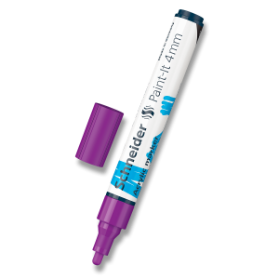 Akrylový popisovač Schneider Paint-It 320 výběr barev fialová